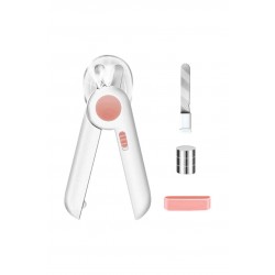 Işıklı Kedi Köpek Tırnak Makası Pet Evcil Hayvanları Için Korumalı Led'li Törpülü Tırnak Makası