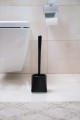 Silikon Wc Tuvalet Banyo Fırçası Klozet Fırçası Siyah Kare – M2